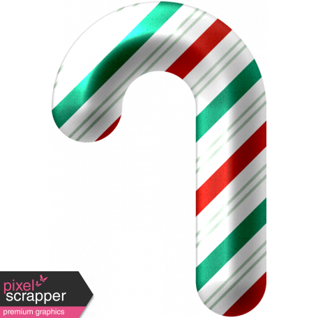 Light Strings & Candy Icons - Candy Cane 1 Pattern 3