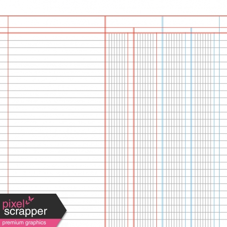 Paper Templates No.4: Ledger - Pattern 2