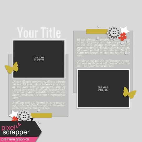 Rustic Charm - Layout Template 06