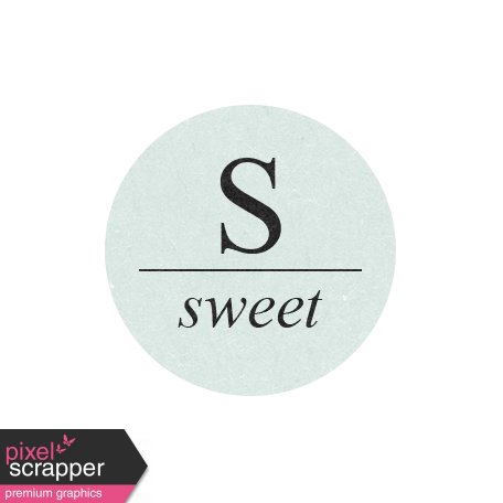 Sugar & Sweet Elements - S Tag Sweet