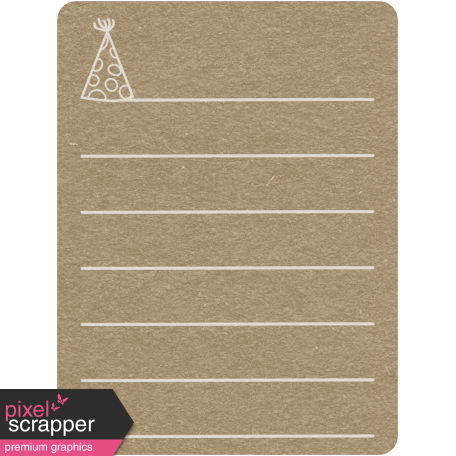Toolbox Calendar 2 - General Doodled Journal Card - Hat