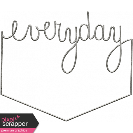 Toolbox Calendar - Metal Arrow Doodle 34