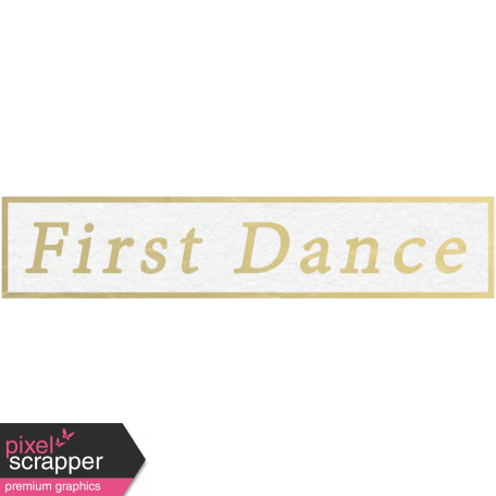 Our Special Day - Word Snippet - First Dance