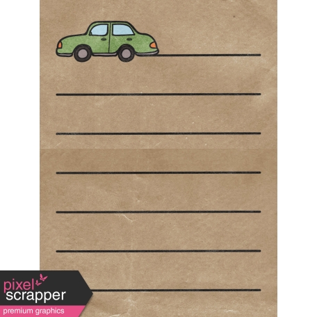 Back To Nature - Car Journal Card