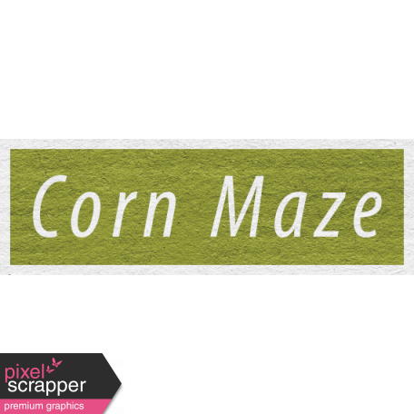 Enchanting Autumn - Corn Maze Word Art
