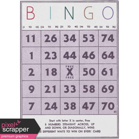 Cozy Day - Bingo Card