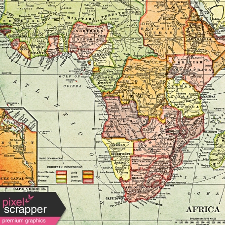 Toolbox Papers - Africa Map