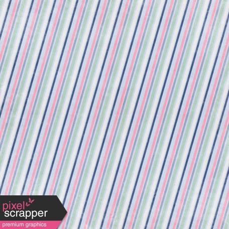 Spring Day - Diagonal Striped Paper