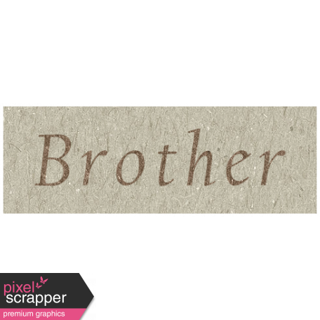 Family Day - Brother Word Art