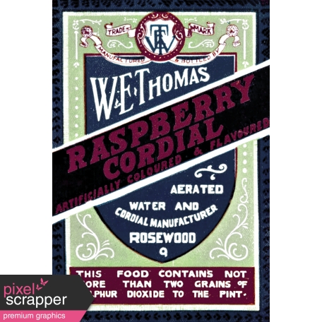 Family Day - Raspberry Cordial Label