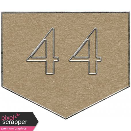 Toolbox Calendar - Arrow Number 44 Brown