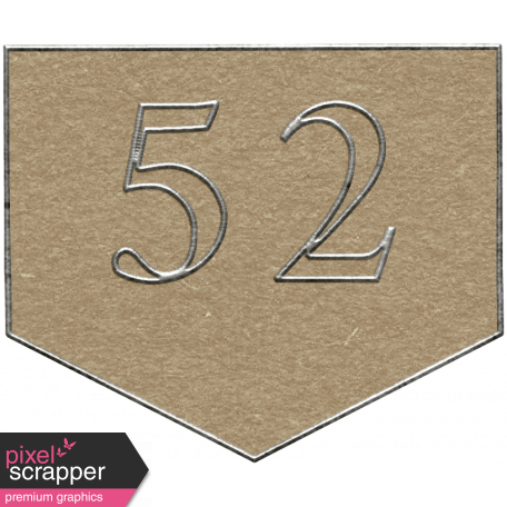 Toolbox Calendar - Arrow Number 52 Brown