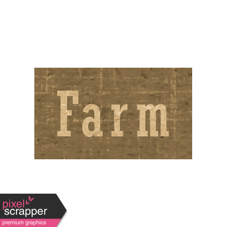 Slice of Summer - Farm Word Art