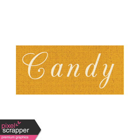 Apple Crisp - Candy Word Art