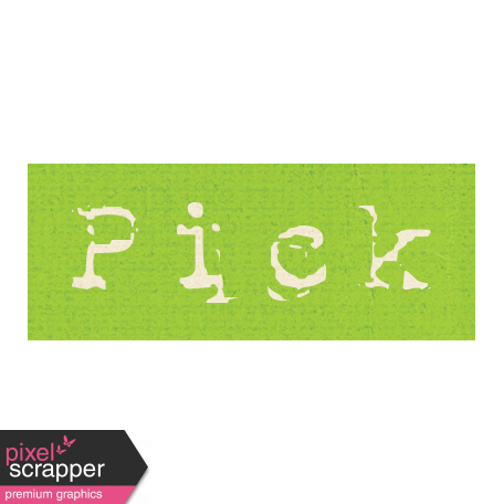 Apple Crisp - Pick Word Art 01