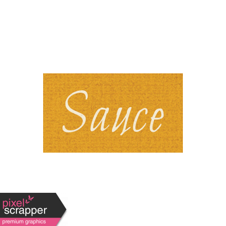 Apple Crisp - Sauce Word Art