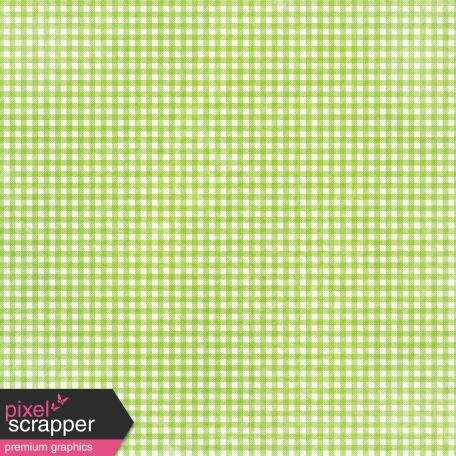 Apple Crisp - Lime Green Gingham Paper