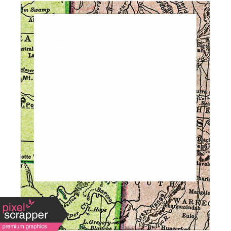 Toolbox Frames - Polaroid Map Frame 03