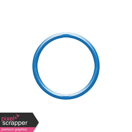 Toolbox Alphabet Bingo Chip Ring - Large Dark Blue Plastic Ring