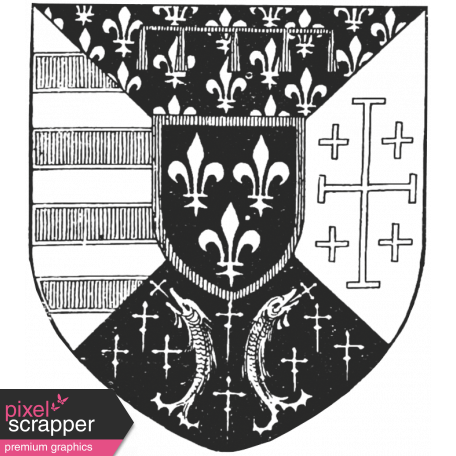 Shield Stamp Template 022
