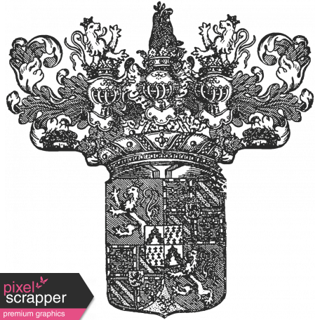 Shield Stamp Template 024