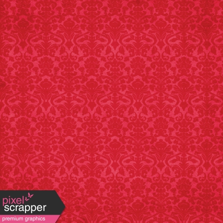 All The Princesses - Red Damask 02 Paper