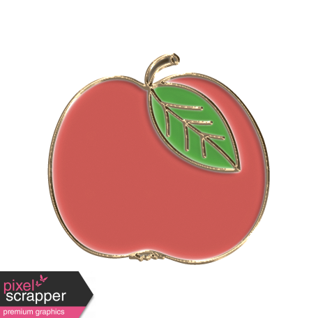 Apple Crisp - Enamel Apple Charm 03