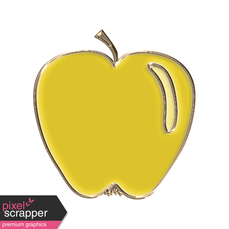 Apple Crisp - Enamel Apple Charm 04