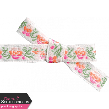 Snow & Snuggles - Floral Bow