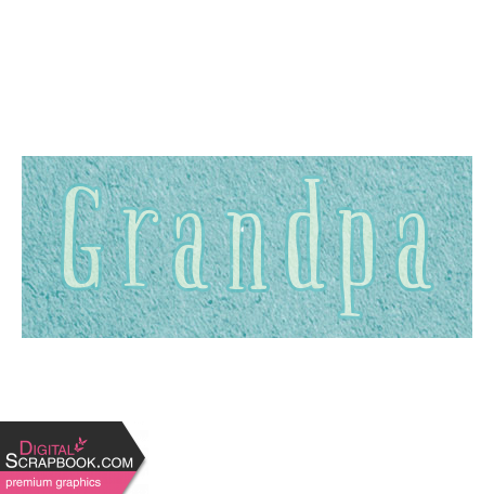 Snow & Snuggles - Grandpa Word Art