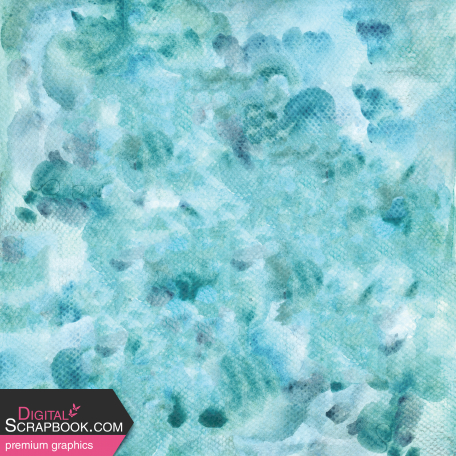 Unwind - Teal Watercolor Paper