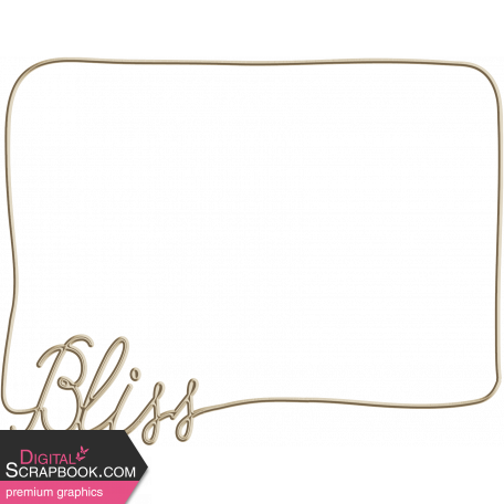 Unwind - Bliss Word Art Frame