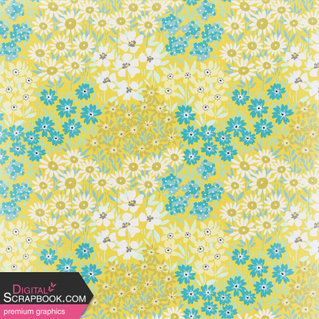 April Showers – Yellow Floral Paper