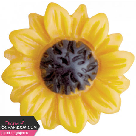 April Showers - Resin Sunflower
