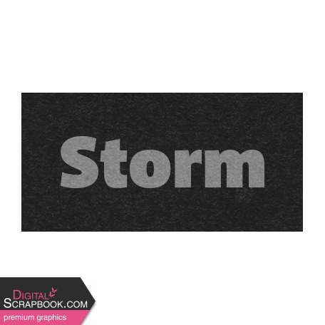 April Showers - Storm Word Art
