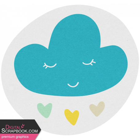 April Showers - Cloud Sticker