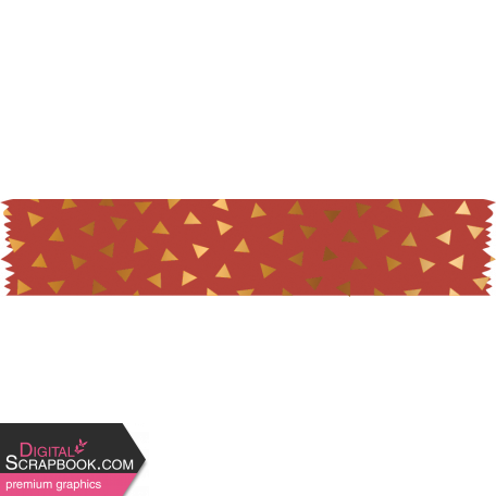 Through Thick & Thin - Red Washi Tape