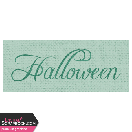 In The Moonlight - Halloween Word Art