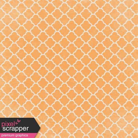 Orange Ornamental Paper