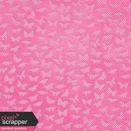 Garden Party Pink Butterfly Paper