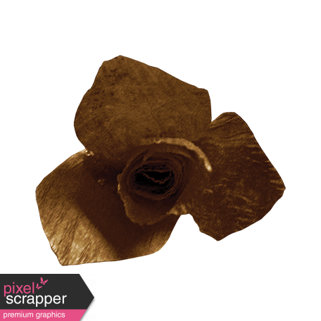Chills & Thrills Brown Paper Flower