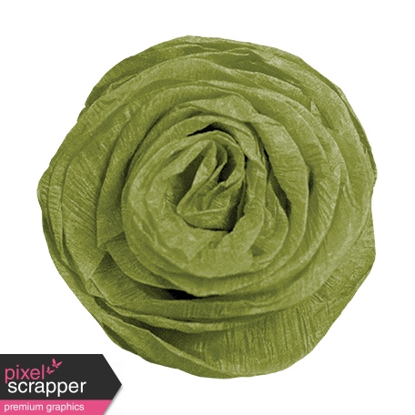 Chills & Thrills Green Paper Flower