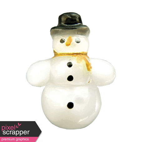 The Nutcracker - Snowman Button