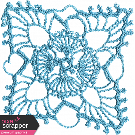 Woodland Winter - Blue Doily