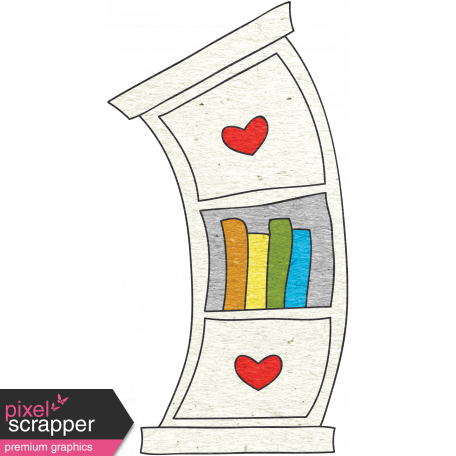 Look, A Book! - Doodle Bookcase