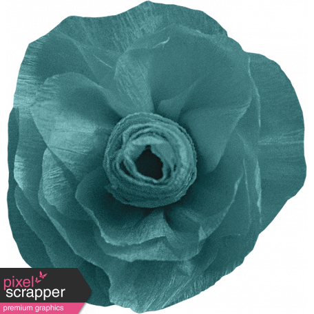 Good Day - Green Paper Flower