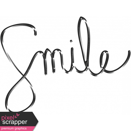 Woodland Winter - Smile Word Art