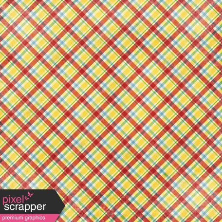 Strawberry Fields - Plaid Paper