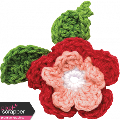 Strawberry Fields - Crochet Flower 2