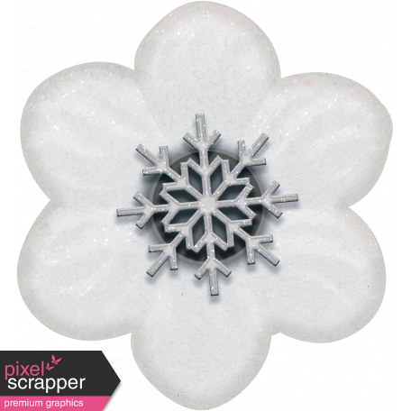 Winter Fun - Snow Baby White Flower Snowflake